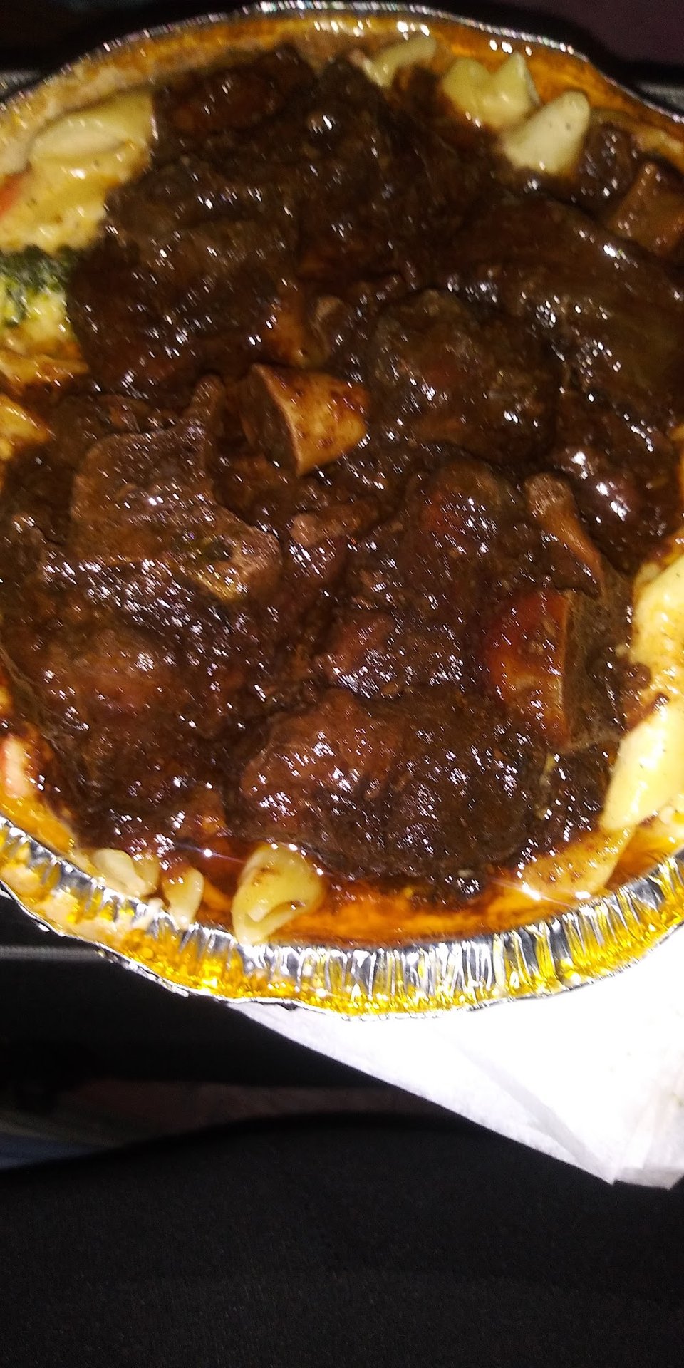 Oxtail Stew and Rasta Pasta